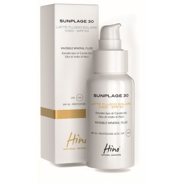 Hino natural skincare sunplage spf30 latte solare viso 50 ml