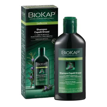 Biokap bellezza shampoo capelli grassi con tricobiotic 200 ml