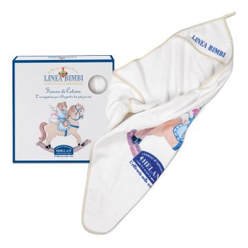 Bimbi fiocco di cotone accappatoio 100% spugna di cotone velour