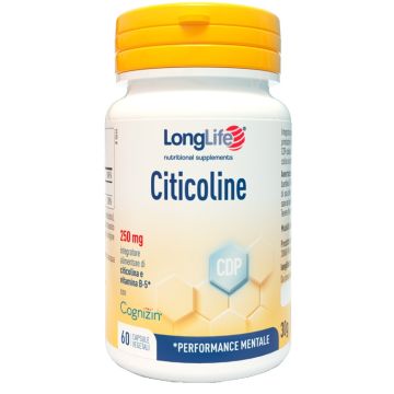 Longlife citicoline 60 capsule vegetali da 500 mg