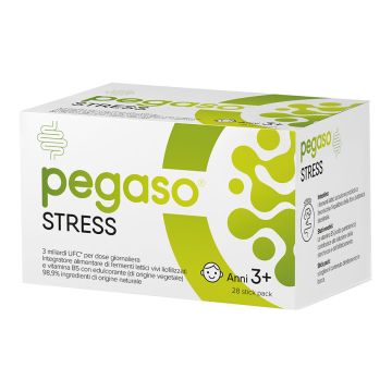 Pegaso Stress Integratore per Stanchezza e Flora Intestinale 28 Stick
