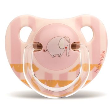 Suavinex succhietto anatomico s 0/6 mesi elefante rosa
