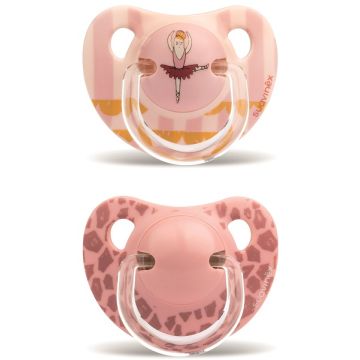 Suavinex succhietto anatomico s 6/18 mesi ballerina rs 2 pezzi