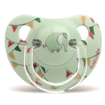 Suavinex succhietto anatomico s 6/18 mesi elefante verde