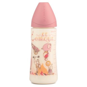 Suavinex biberon 360 anatomico s m2l circo rosa