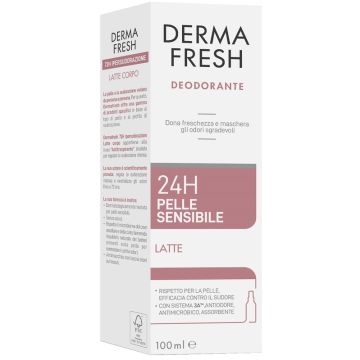 Dermafresh 24h pelle sensibile latte 100 ml