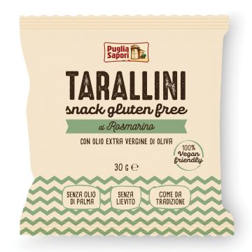 Puglia sapori tarallini rosmarino olio extravergine di oliva 30g