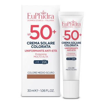 Euphidra kaleido crema colorata medio-scuro viso spf50+ 30 ml