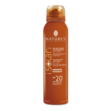 Nature's i solari spray trasparente spf20 200 ml