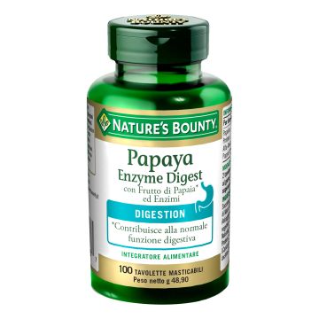 Papaya enzyme digestivo 100 tavolette