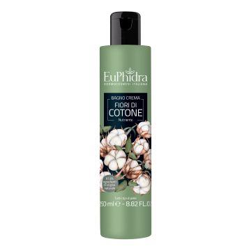 EuPhidra Bagnocrema detergente corpo ai Fiori di Cotone 250 ml