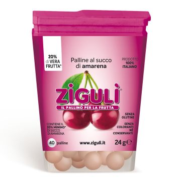 Ziguli-amarena 40palline 24g Ziguli-amarena 40palline 24g