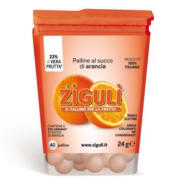 Ziguli-arancia 40palline 24g Ziguli-arancia 40palline 24g