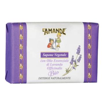 L'amande marseille sapone vegetale lavanda officinalis bio 20 g