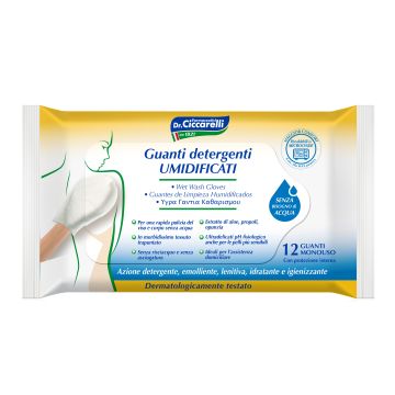 Ciccarelli guanto presaponato umidificato 12 pezzi