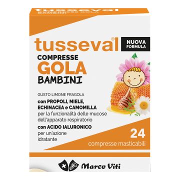 Tusseval Gola Bamb.24compresse Mast.