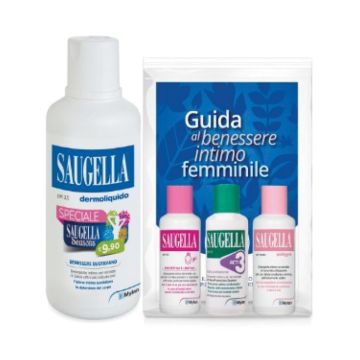 Banded saugella dermoliquido intimo 500 ml + saugella acti 3 50 ml + saugella poligyn 50 ml + saugella girl 50 ml