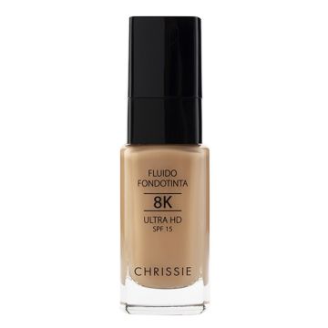 Chrissie 102 fluido fondotinta 8k ultra hd spf 15 30 ml