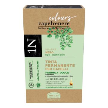 Capelvenere colours tinta capelli 1n nero