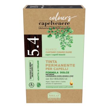 Capelvenere colours tinta capelli 5,4n castano chiaro rame