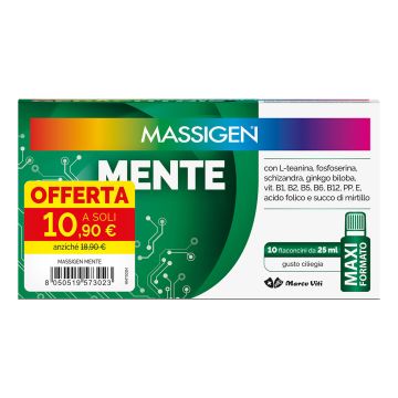 Massigen mente 10 flaconcini da 250 ml 10,90 e