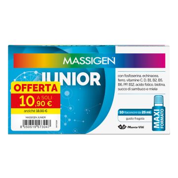 Massigen junior 10 flaconcini da 25 ml 10,90 e