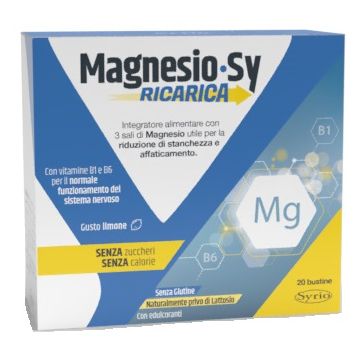 Magnesio sy ricarica 20 bustine