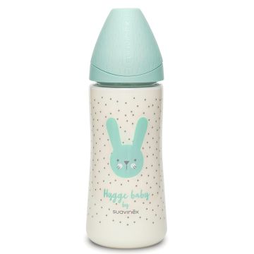 Suavinex hygge biberon 360 pappa s coniglio pois verde