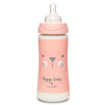 Suavinex hygge biberon 360 pappa s coniglio rosa