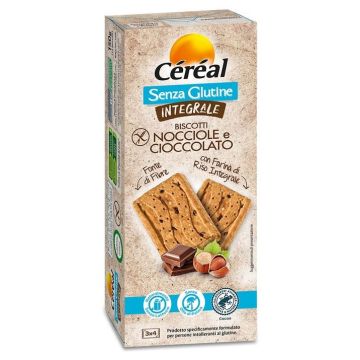 Cereal Senza Glutine Integrale Biscotti Nocciole E Cioccolato 150g