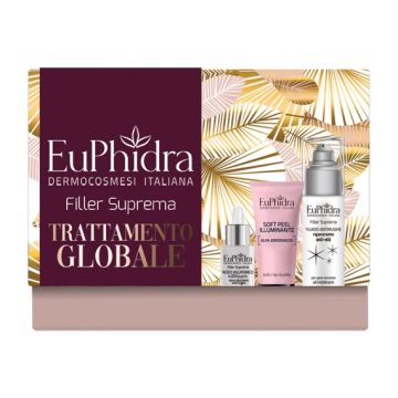 Euphidra filler suprema trattamento globale 1 acido jaluronico + 1 fluido antirughe + 1 mini maschera