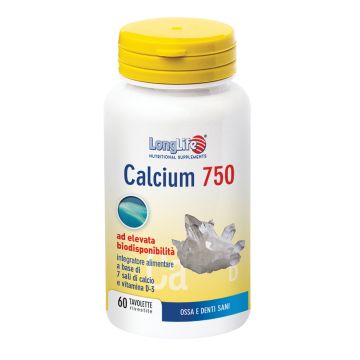 Longlife calcium 750 mg 60 tavolette