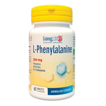 Longlife l-phenylalanine 500 mg 60 tavolette