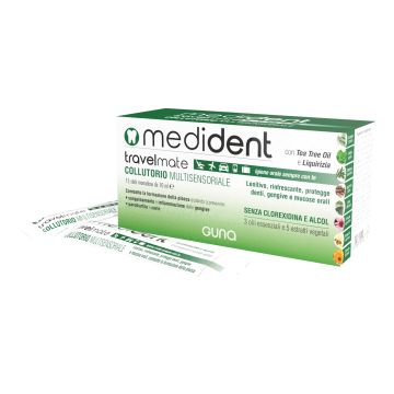 Medident Travelmate Collutorio Multisensoriale 15 Stick Monodose 10 ml