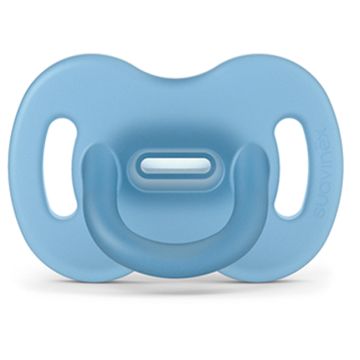 Suavinex - succhietto 100% silicone 0/6m+ azzurro confezione 1 pezzo 
