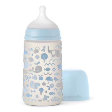 Memories biberon da 270 ml silicone sx pro azzurro