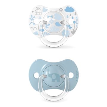 Memories succhietto silicone 6/18 pro azzurro