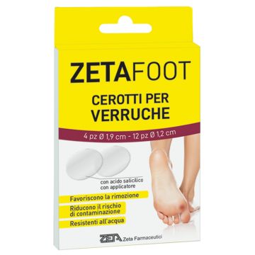 Zetafoot cerotto verruche assortite 16 pezzi