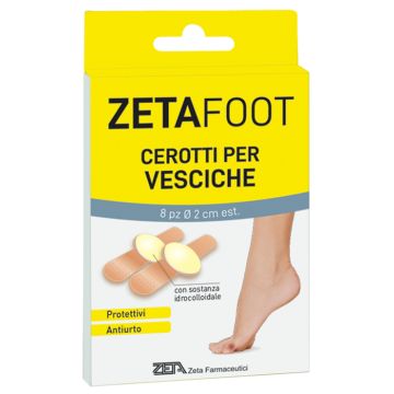 Zetafoot cerotto idrocolloidale vesciche 8 pezzi