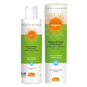 Vogliadisole respect latte solare doposole restitutivo calmante 200 ml