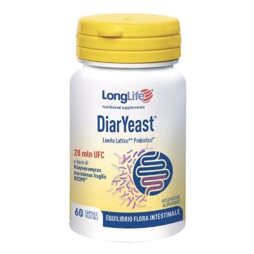 Longlife diaryeast 60 capsule vegetali