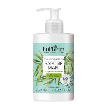 Euphidra sapone liquido foglie di bamboo 250 ml Euphidra sapone liquido foglie di bamboo 250 ml