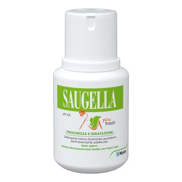 Saugella you fresh ph 4,5 freschezza e idratazione detergente intimo 100 ml