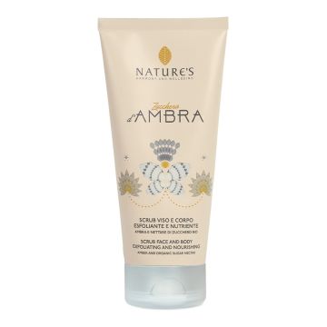 Nature's zucchero ambra scrub viso corpo edizione limitata 190 g