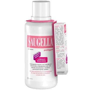 Saugella poligyn 500ml + saugella idrocrema 10ml in regalo
