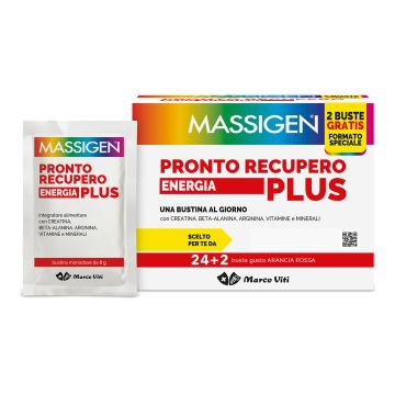 Massigen Pronto Recupero Energia Plus PROMO 24+2 Bustine IN OMAGGIO