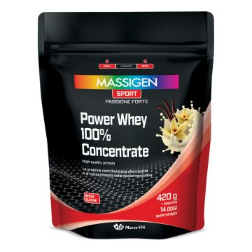 Massigen sport power whey concentrate vaniglia 420 g