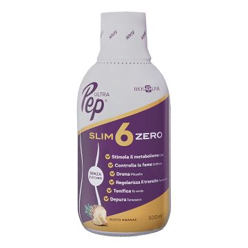 Ultra pep slim 6 zero ananas 500 ml