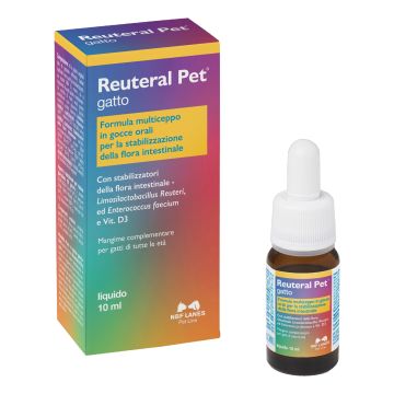 Reuteral Pet Gatto Gocce 10 Ml