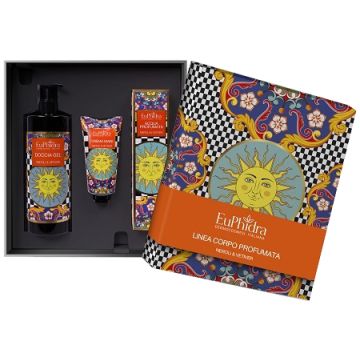 Euphidra cofanetto neroli & vetiver 1 doccia gel 400 ml + 1 acqua profumata 125 ml + 1 crema mani 50 ml